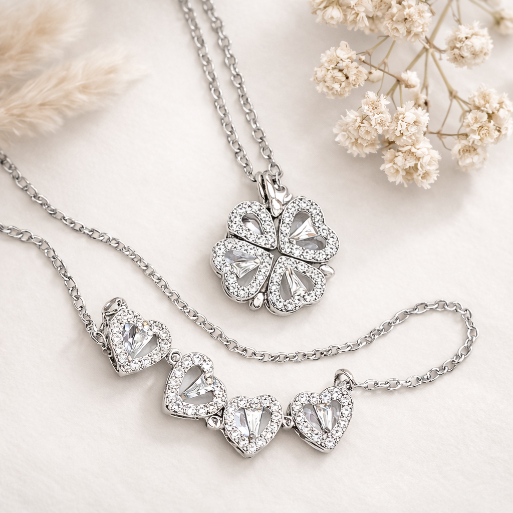 Endless Love Clover & Rose Set. Eternal Love