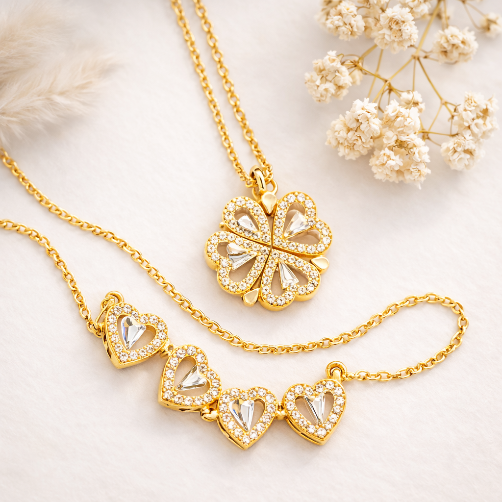 Endless Love Clover & Rose Set. Eternal Love