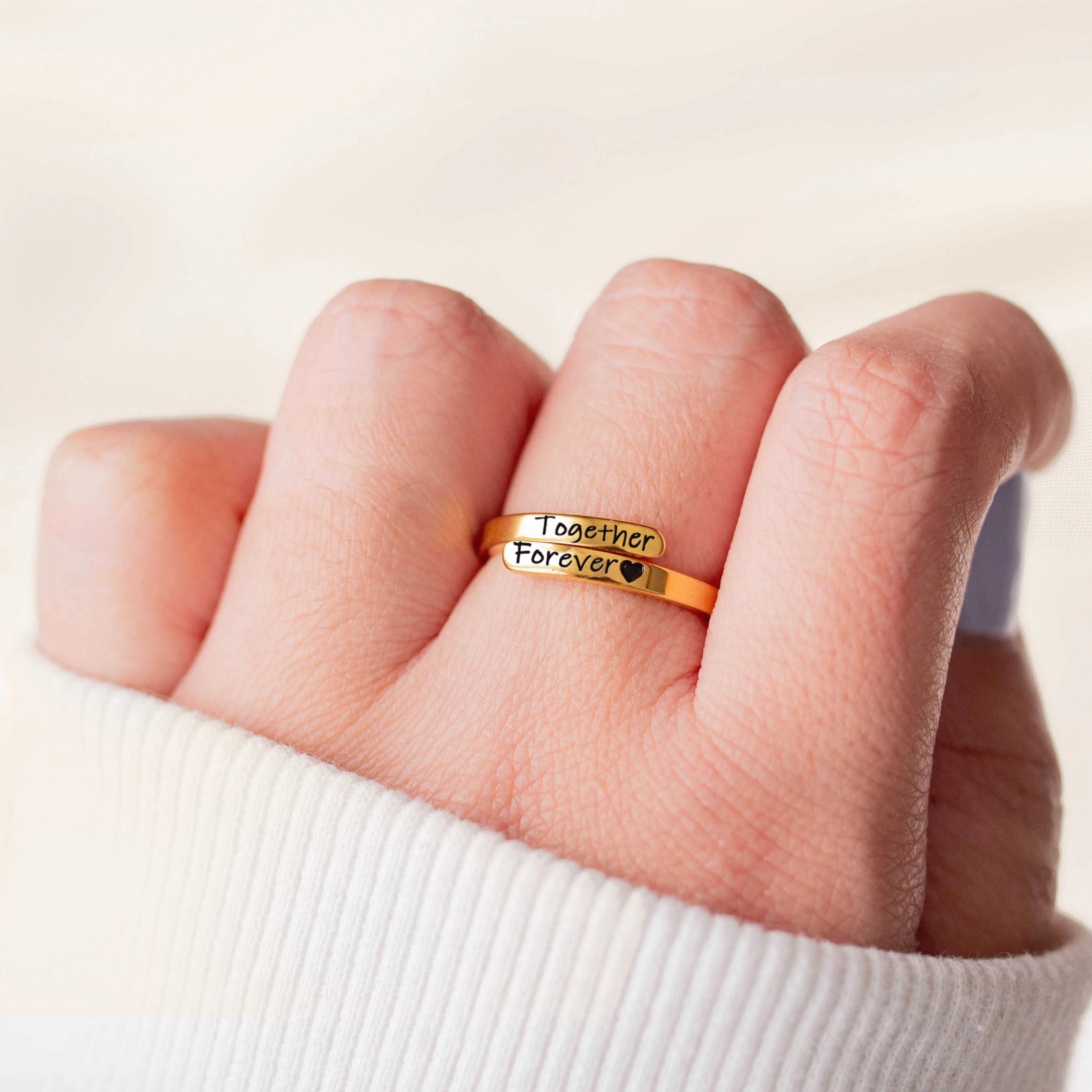 Forever Together Rings |  A Promise of Love