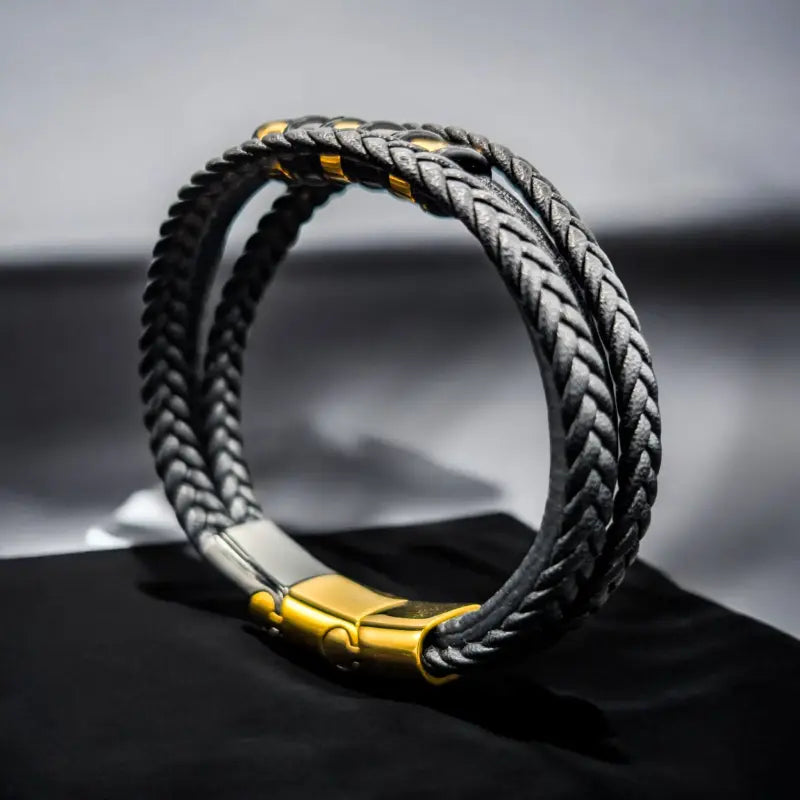 To My Son | Never Alone | Braided Bracelet Set